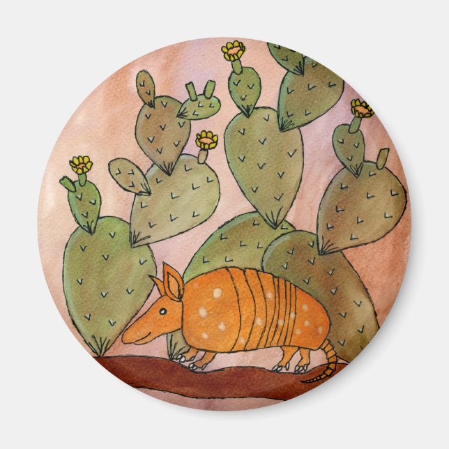 Aimant Armadillo du Texas (Devant)