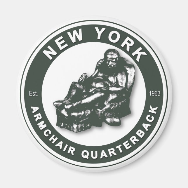 Aimant ARMCHAIR QB - New York JETS (Devant)