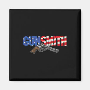 Aimant Arme à feu américaine Patriote Drapeau Usa Style R