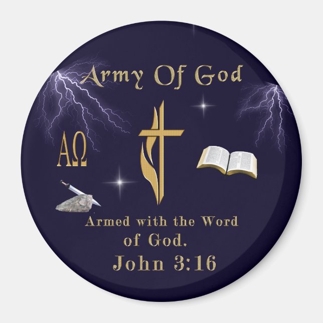 Aimant Armée de Dieu (Devant)