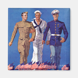 Aimant Armée, Marine et Marines