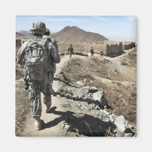 Aimant Armée nationale afghane et soldats américains