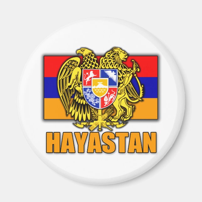 Aimant Arménie Armoiries de Hayastan (Devant)