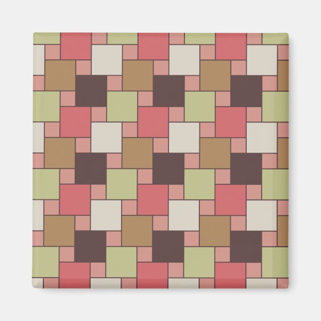 Aimant Armoire d'épices géométrique (Devant)