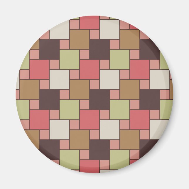 Aimant Armoire d'épices géométrique (Devant)