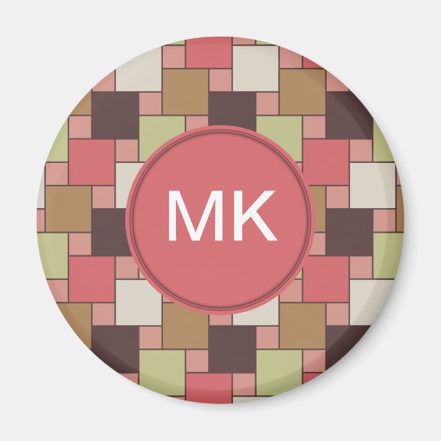 Aimant Armoire d'épices géométrique (Devant)