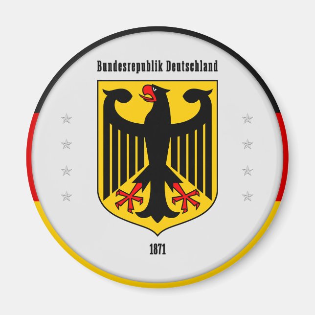 Aimant Armoiries d'Allemagne (Devant)
