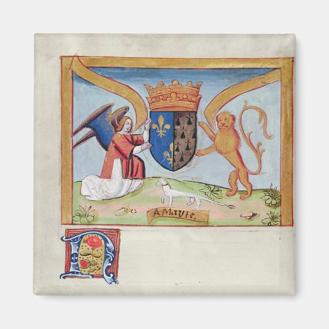 Aimant Armoiries d'Anne de Bretagne 1515 (Devant)