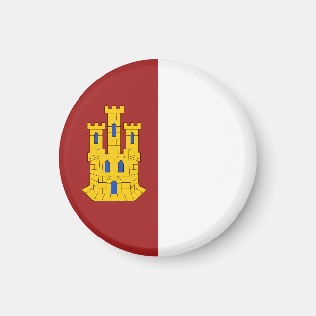 Aimant Armoiries de Castilla La Mancha - Espagne (Devant)