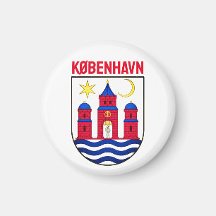 Aimant Armoiries de Copenhague - DANEMARK