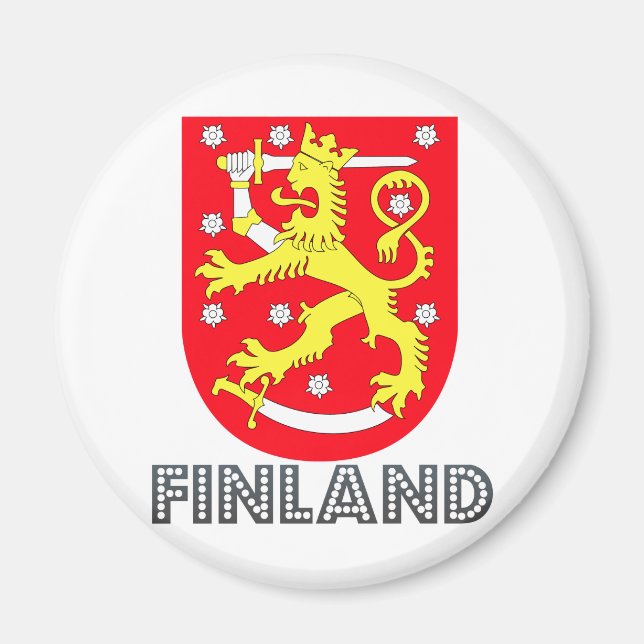 Aimant Armoiries de Finlande (Devant)