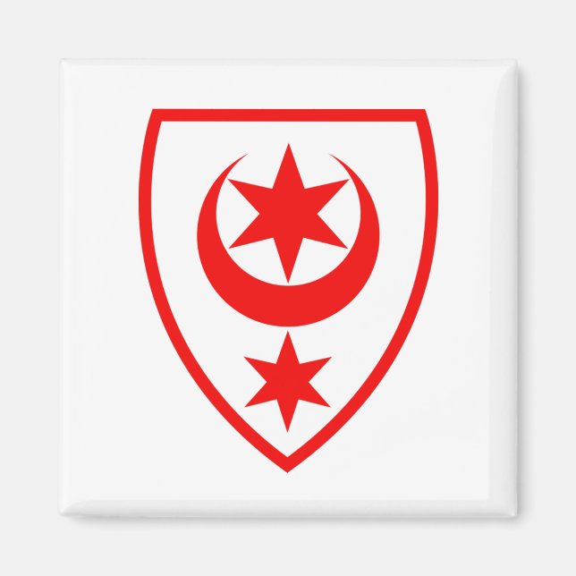 Aimant Armoiries de Halle (vente), Allemagne (Devant)