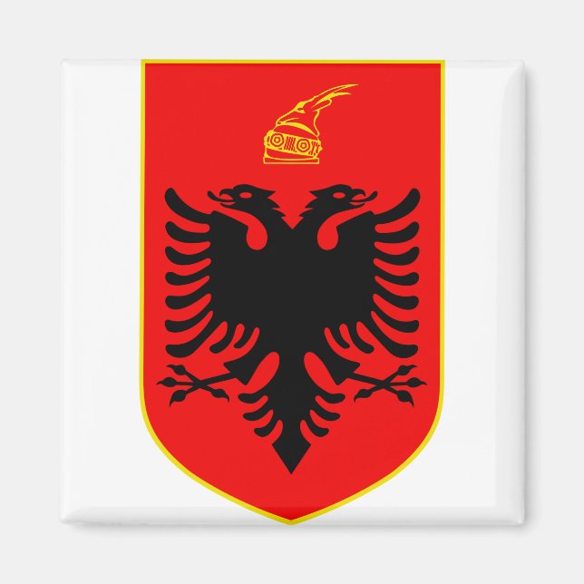 Aimant Armoiries de l'Albanie (Devant)