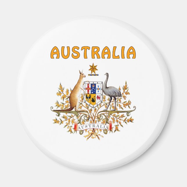 Aimant Armoiries De L'Australie (Devant)