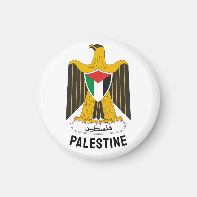 Aimant Armoiries de l'État de Palestine (Devant)