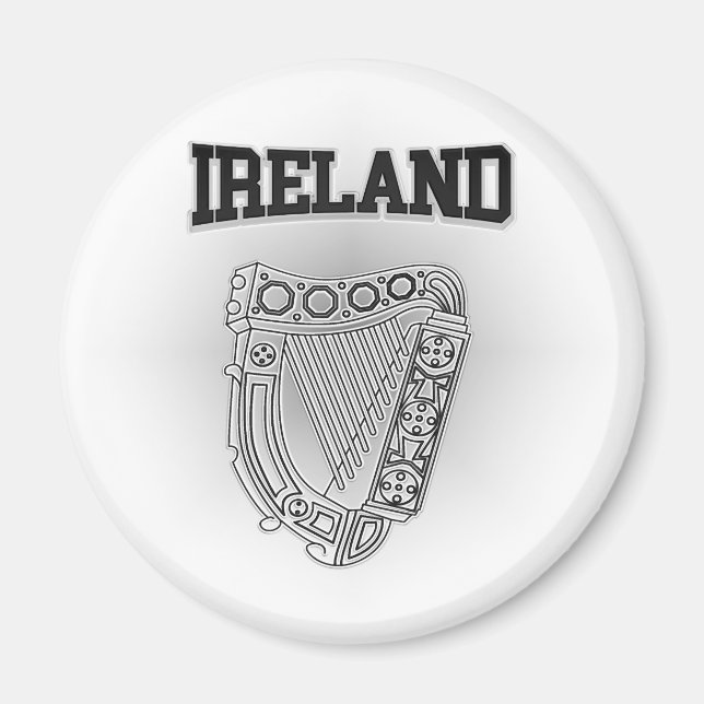 Aimant Armoiries de l'Irlande (Devant)