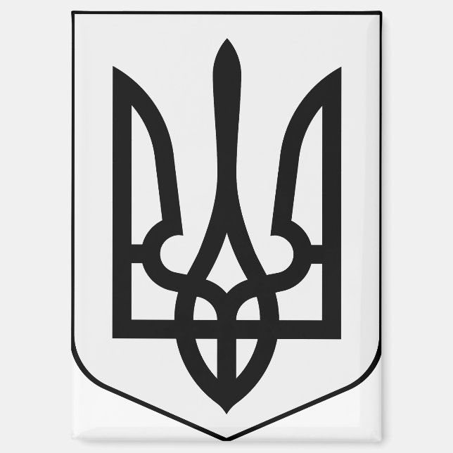 Aimant Armoiries de l'Ukraine (Recto)