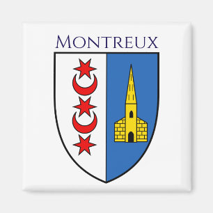 Aimant Armoiries de Montreux, Suisse