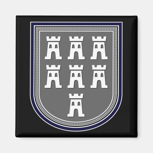 Aimant Armoiries de Saxe (Devant)