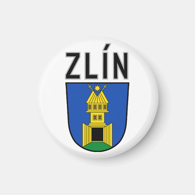 Aimant Armoiries de Zlín, République tchèque (Devant)