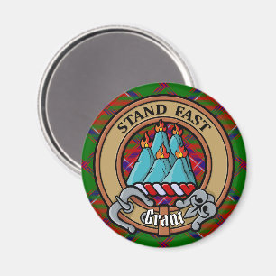 Aimant Armoiries du clan Grant sur tartan
