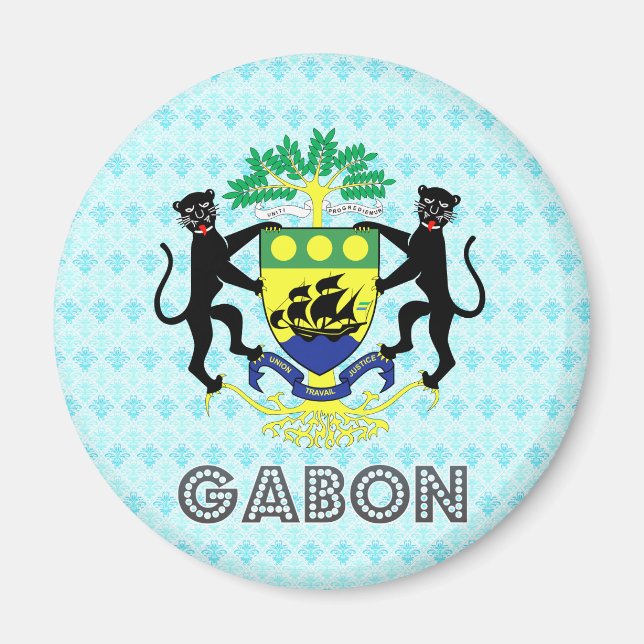 Aimant Armoiries du Gabon (Devant)