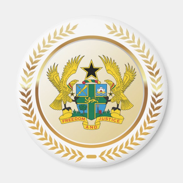 Aimant Armoiries du Ghana (Devant)