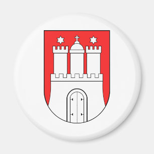 Aimant Armoiries officielles Symbole d'Allemagne de Hambo