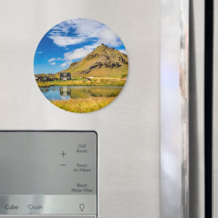 Aimant Arnarstapi Amtmansshus Et Le Mont Stapafell, Islan