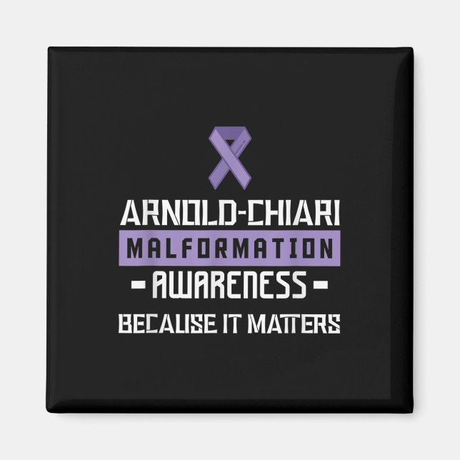 Aimant Arnold Chiari Malformation Guerrier S Sensibilisat (Devant)