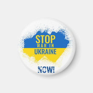 Aimant Arrêter la guerre en Ukraine maintenant