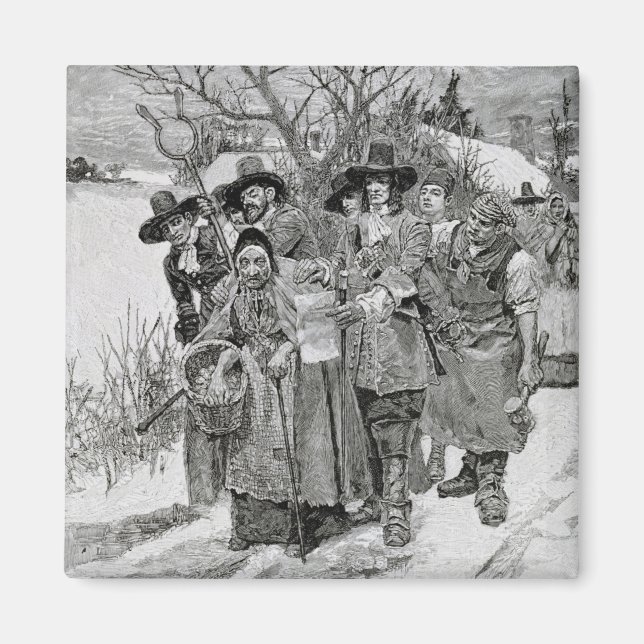 Aimant Arrêter une sorcière (Devant)