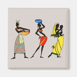 Aimant Arrière - plan africaine