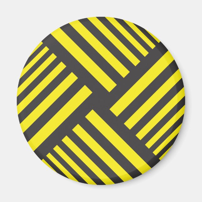 AIMANT ARRIÈRE - PLAN NOIR ET JAUNE (Devant)