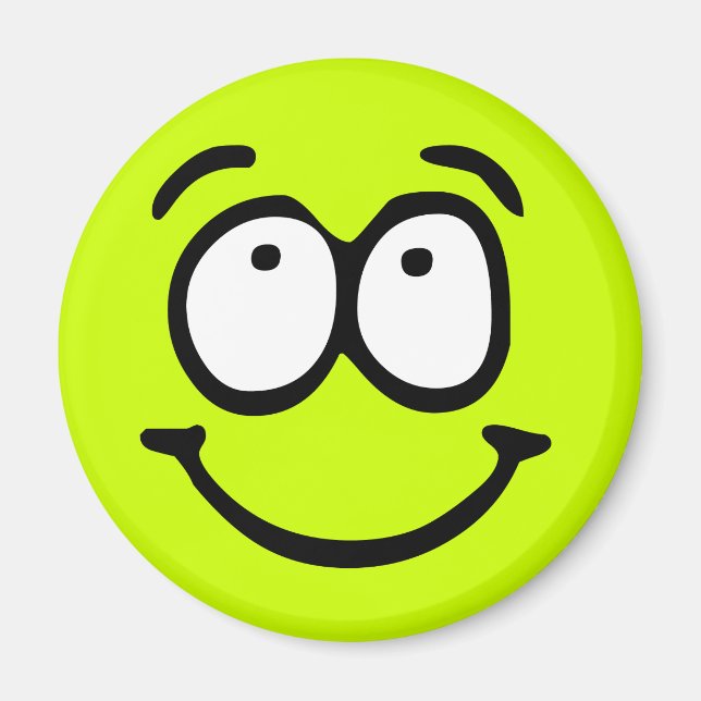 Aimant Arrière - plan personnalisable Emoticon (Devant)