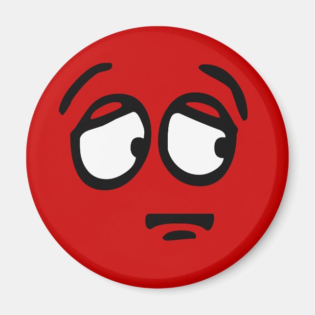 Aimant Arrière - plan personnalisable Emoticon (Devant)