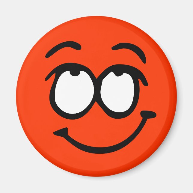 Aimant Arrière - plan personnalisable Emoticon (Devant)