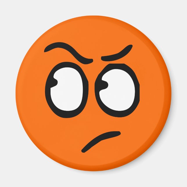 Aimant Arrière - plan personnalisable Emoticon (Devant)