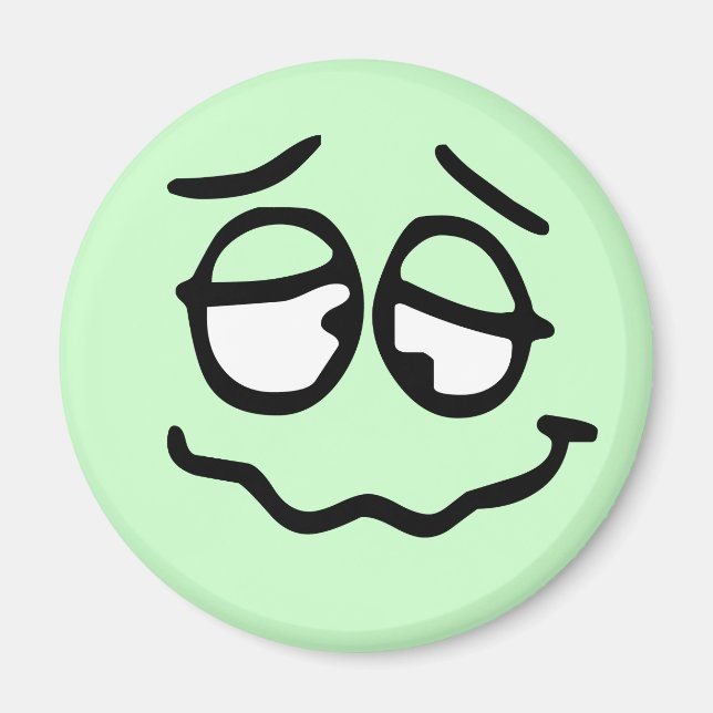 Aimant Arrière - plan personnalisable Emoticon (Devant)