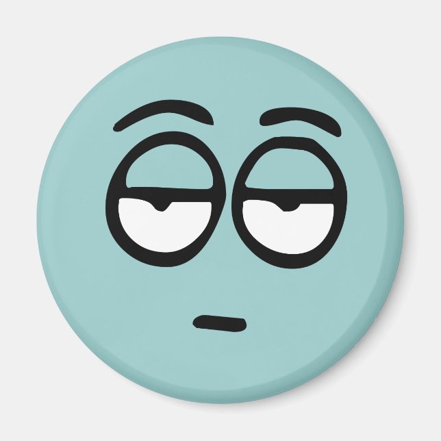 Aimant Arrière - plan personnalisable Emoticon (Devant)