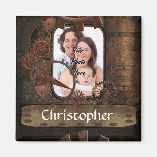 Aimant Arrière - plan photo Steampunk