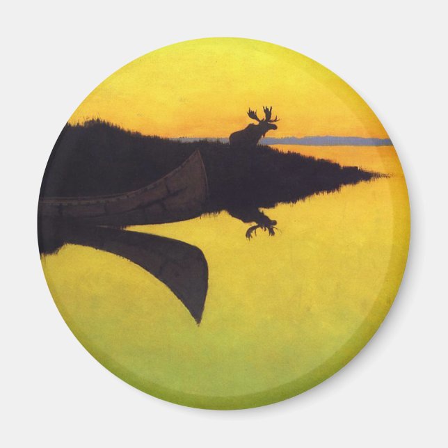 Aimant Arrivée à l'appel ~ Frederic Remington (Devant)