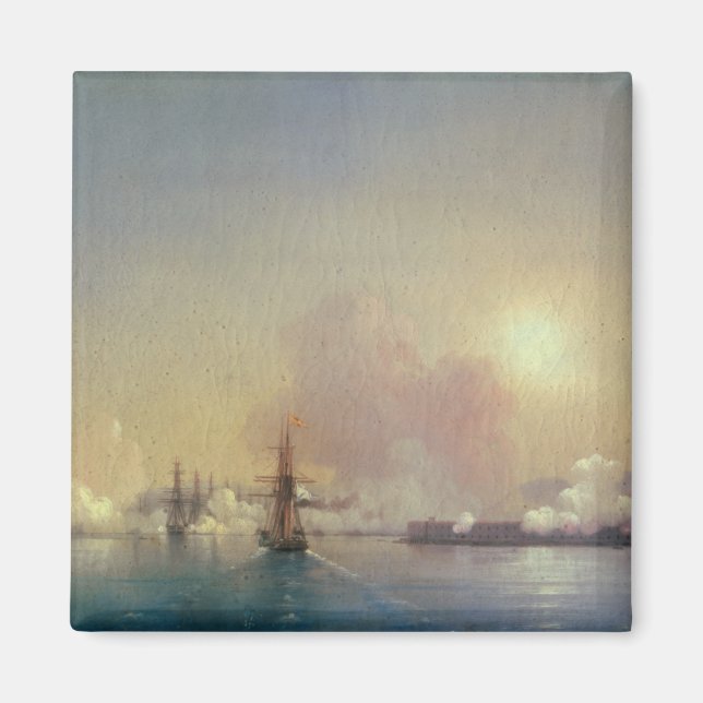 Aimant Arrivée à Sebastopol Bay, 1852 (Devant)