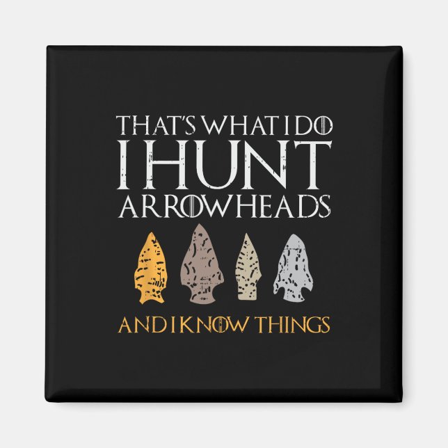 Aimant Arrowhead Chasse Chasse Amant Cadeau (Devant)