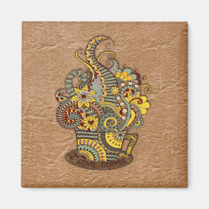 Aimant Art artistique-dessin de gribouillis