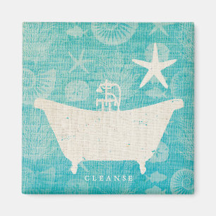 Aimant Art côtier   Baignoire