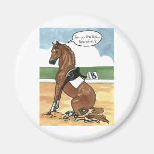 Aimant Art de cheval SUR LE PEU maintenant ce qui