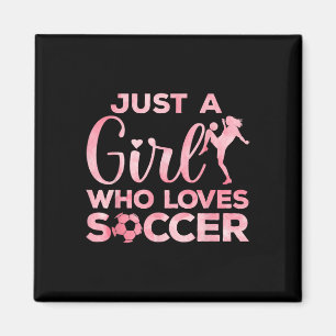 Aimant Art de football cool pour femmes adolescentes gard
