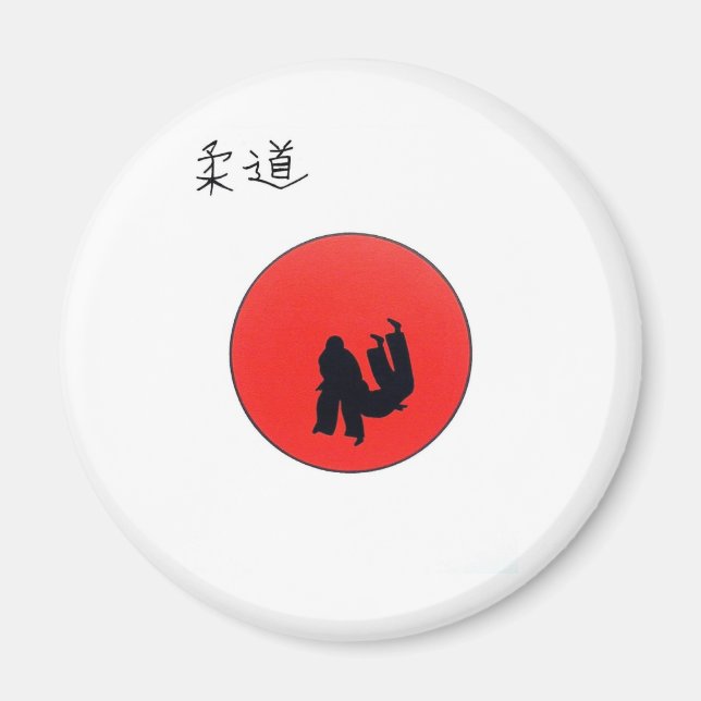 Aimant Art De Judo Print (Devant)