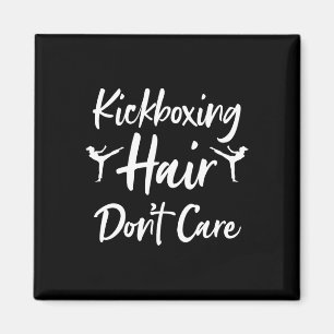 Aimant Art de kickboxing drôle pour hommes femmes Kickbox